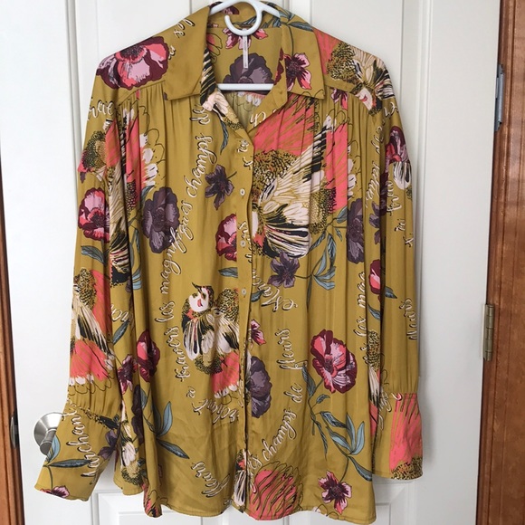 Free People Tops - Free People floral blouse